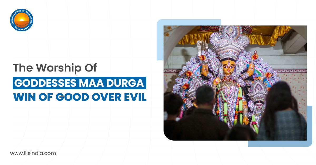 The Worship of Goddesses Maa Durga Win of Good over Evil