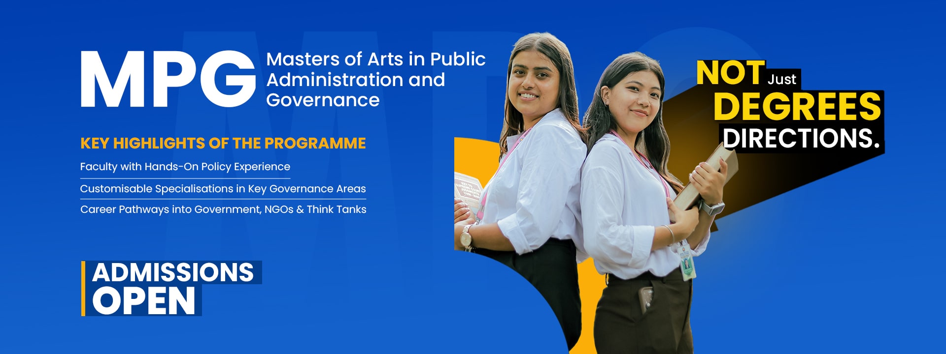 Admission Open for MPG Course