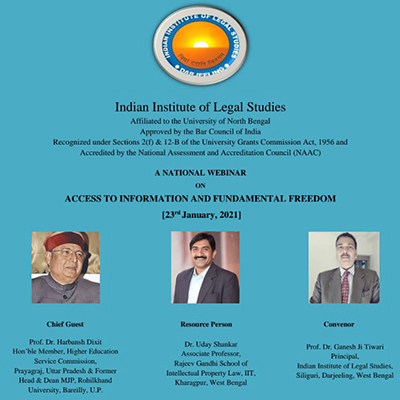 NATIONAL WEBINAR ON ACCESS TO INFORMATION AND FUNDAMENTAL FREEDOM