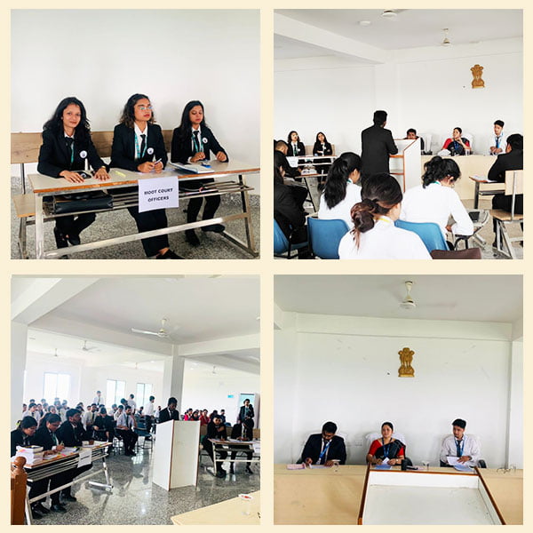 The Moot Court Society organised the Final of the Intra Moot Court Competition (March-April) on 16th April 2022