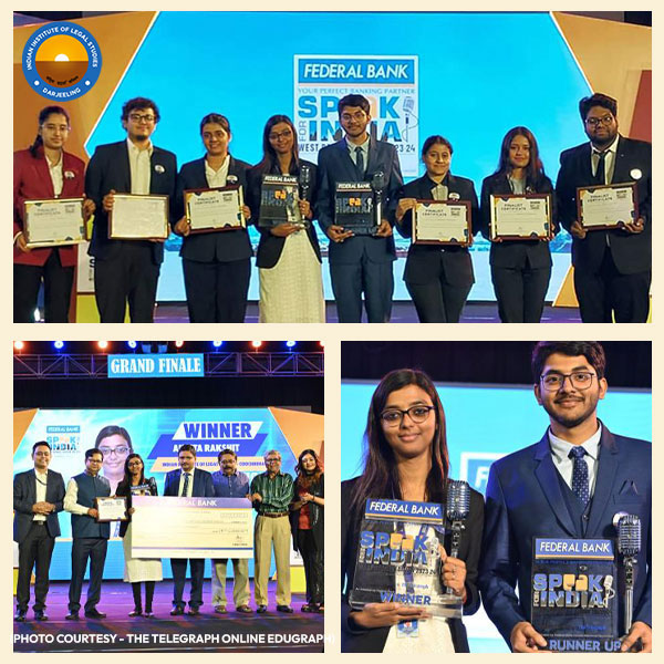 Ms Anaita Rakshit Secured First Position At Speak For India West Bengal