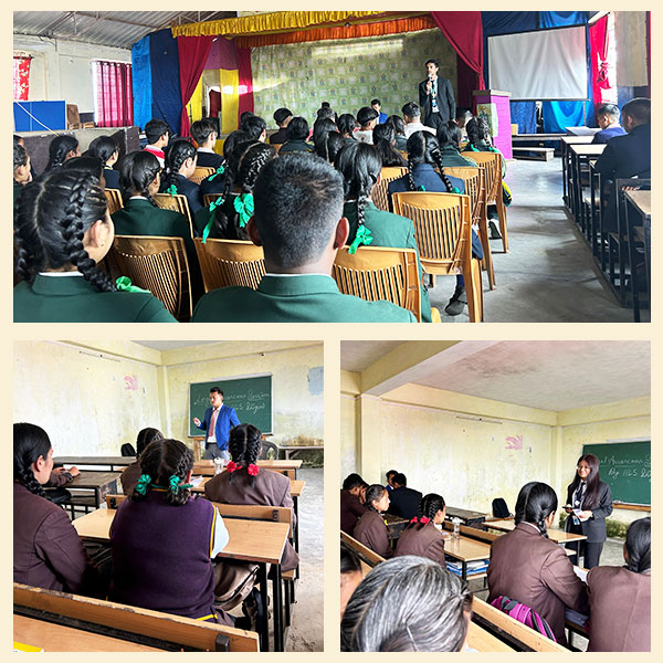 Free Legal Awareness Sessions at Green Lawn School & Thurbo High School, Mirik