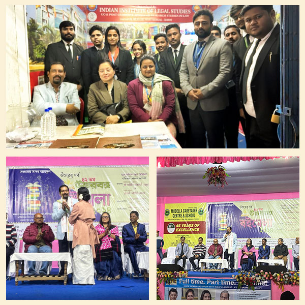 Gracious Presence of Shri. Joyjit Choudhury, Ld. Additional Advocate General, Government of West Bengal & Hon'ble Founder Chairman, Indian Institute of Legal Studies at 42nd North Bengal Book Fair, 2024