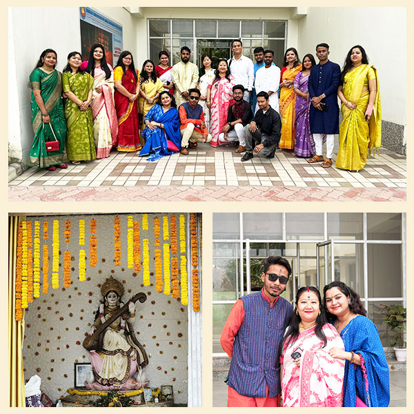 Saraswati Puja celebration at Indian Institute of Legal Studies, Cooch Behar