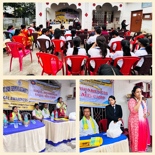 Legal Aid Camp Organised by Indian Institute of Legal Studies Cooch Behar in Collaboration with District Legal Service Authority Cooch Behar