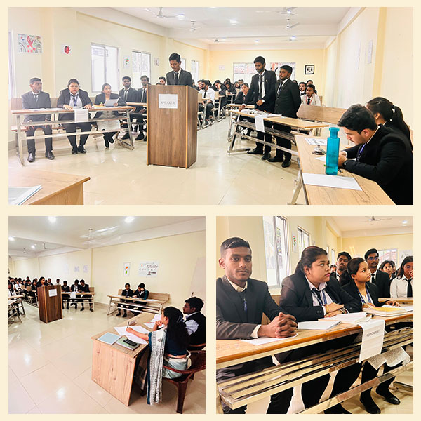 Preliminary Rounds (Phase I) of 4th Intra Moot Court Competition Held on 5th December, 2024