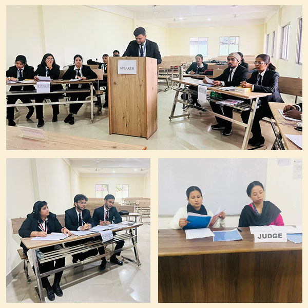 Preliminary Rounds (Phase III) of 4th Intra Moot Court Competition Held on 7th December, 2024