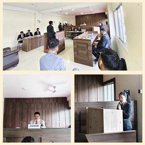 Final Round of the 4th Intra Moot Court Competition, 2024